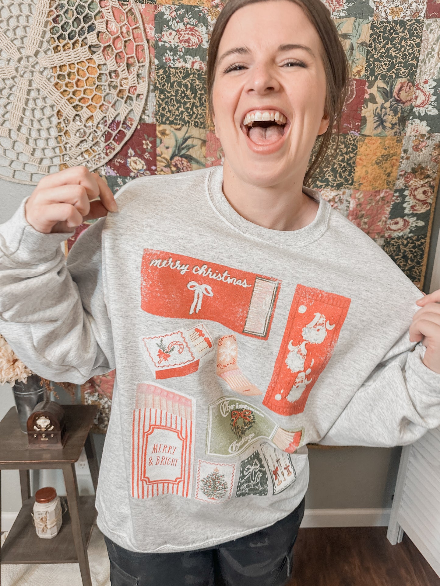 Merry + Bright Matchbox Sweatshirt