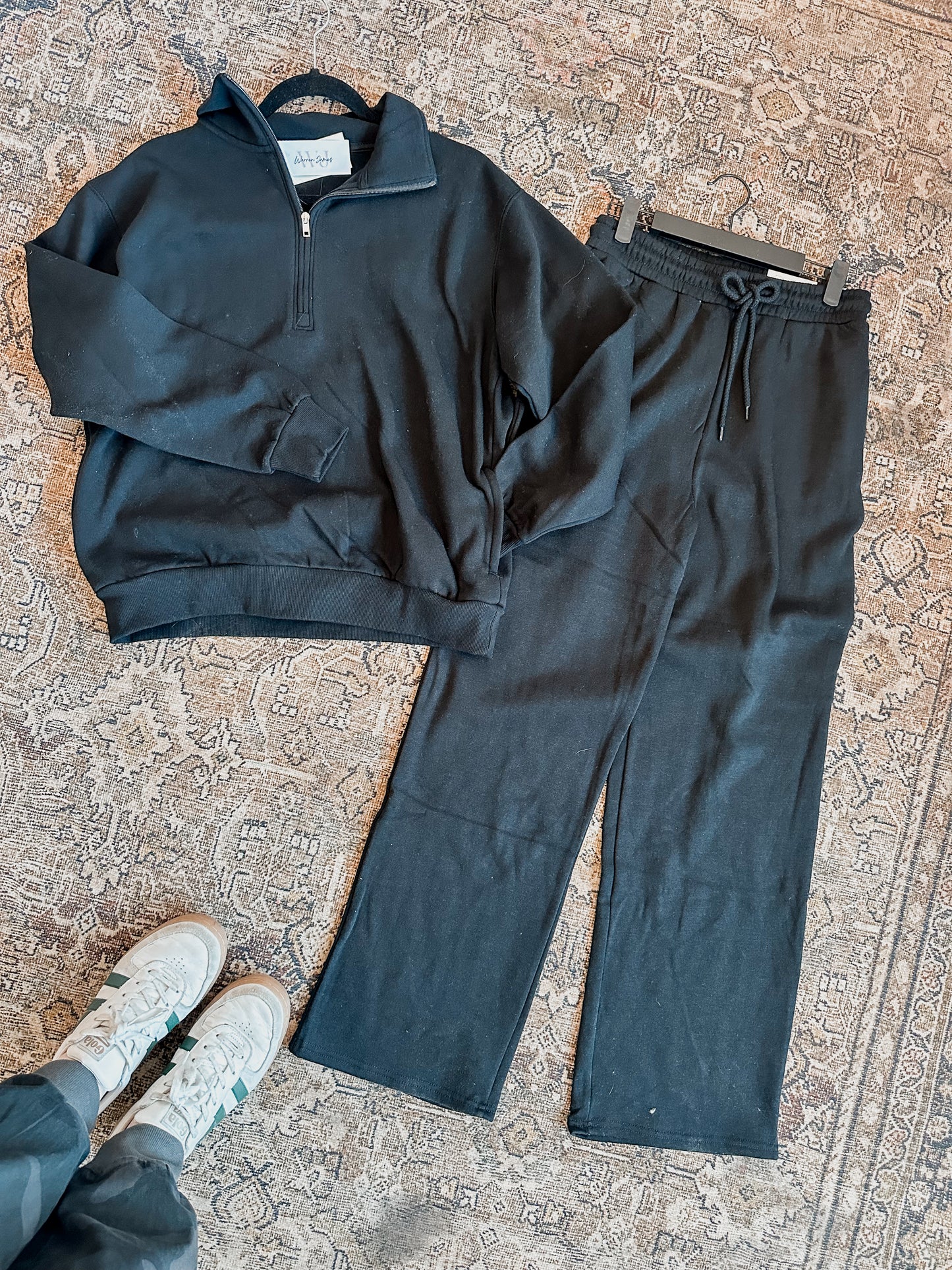 Black Half Zip Pullover