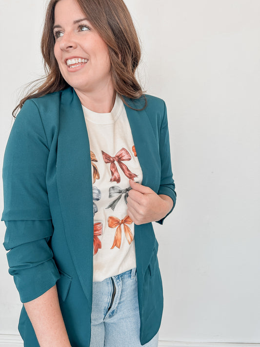 Deep Teal Blazer