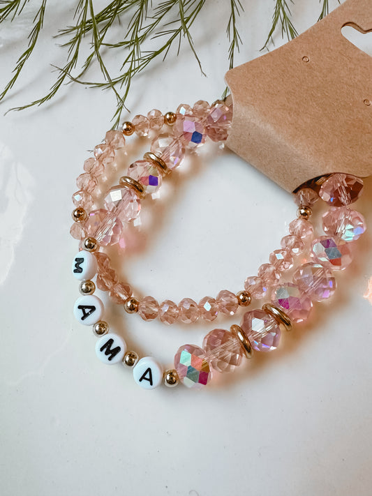 Pretty Pink Mama Bracelet Set