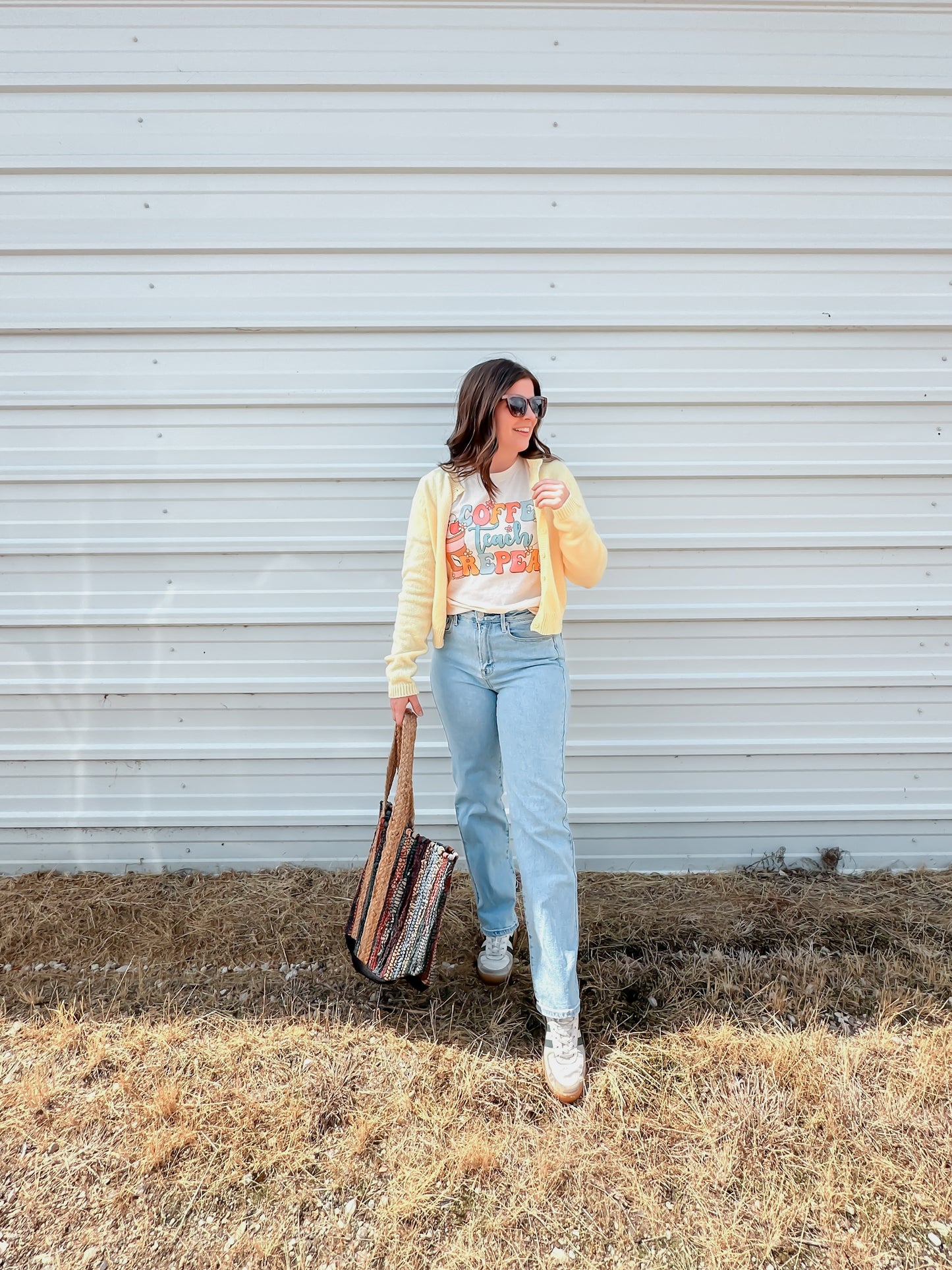 Basic Yellow Cardigan
