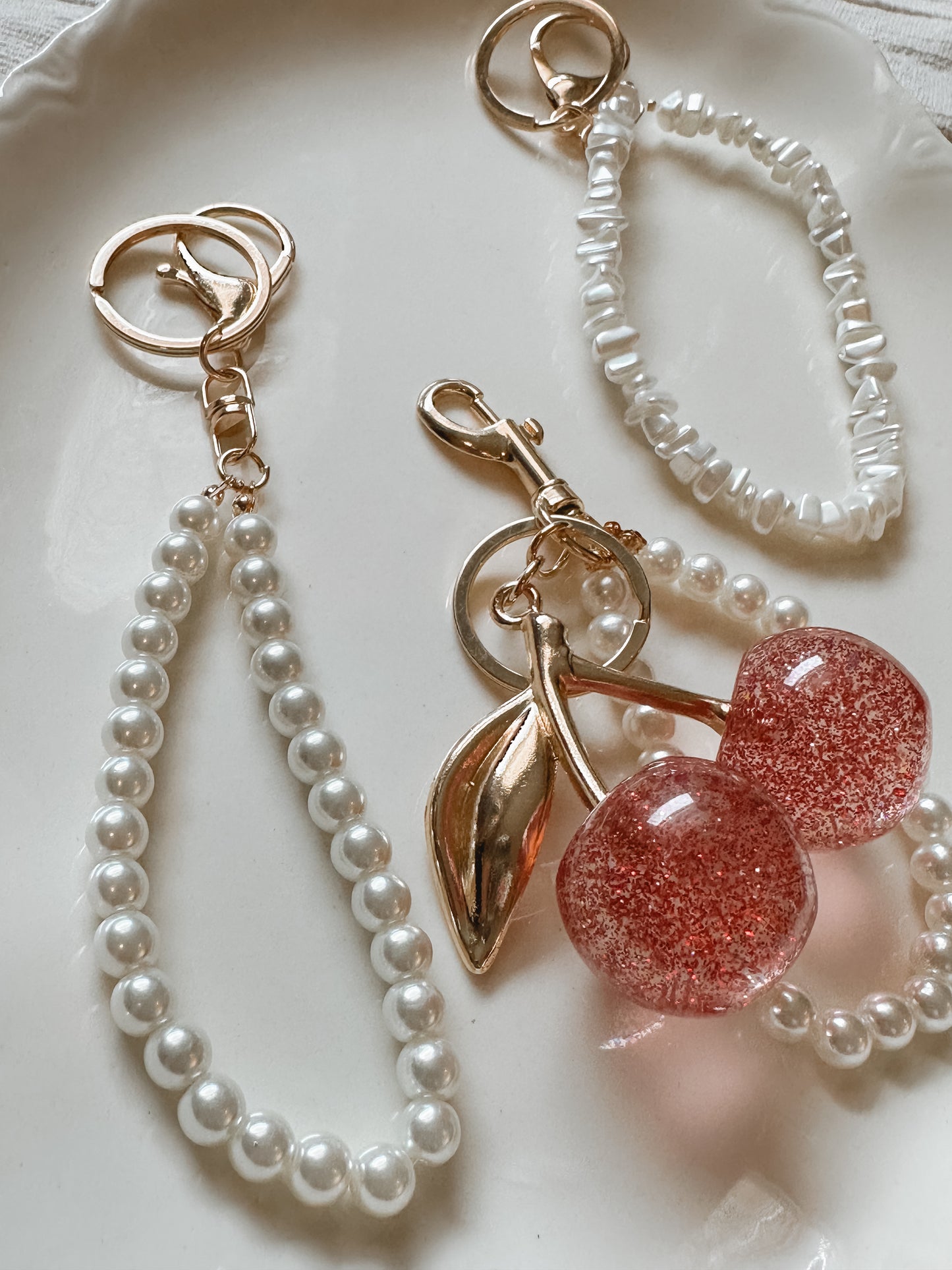 Pearl Purse Keychains