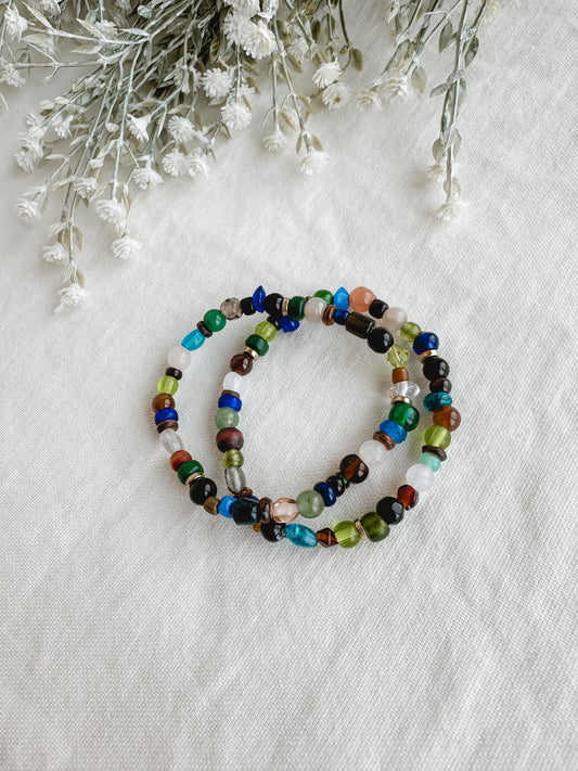 Down To Earth Beaded Bracelet Set