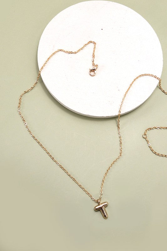 Bubble Letter Necklace