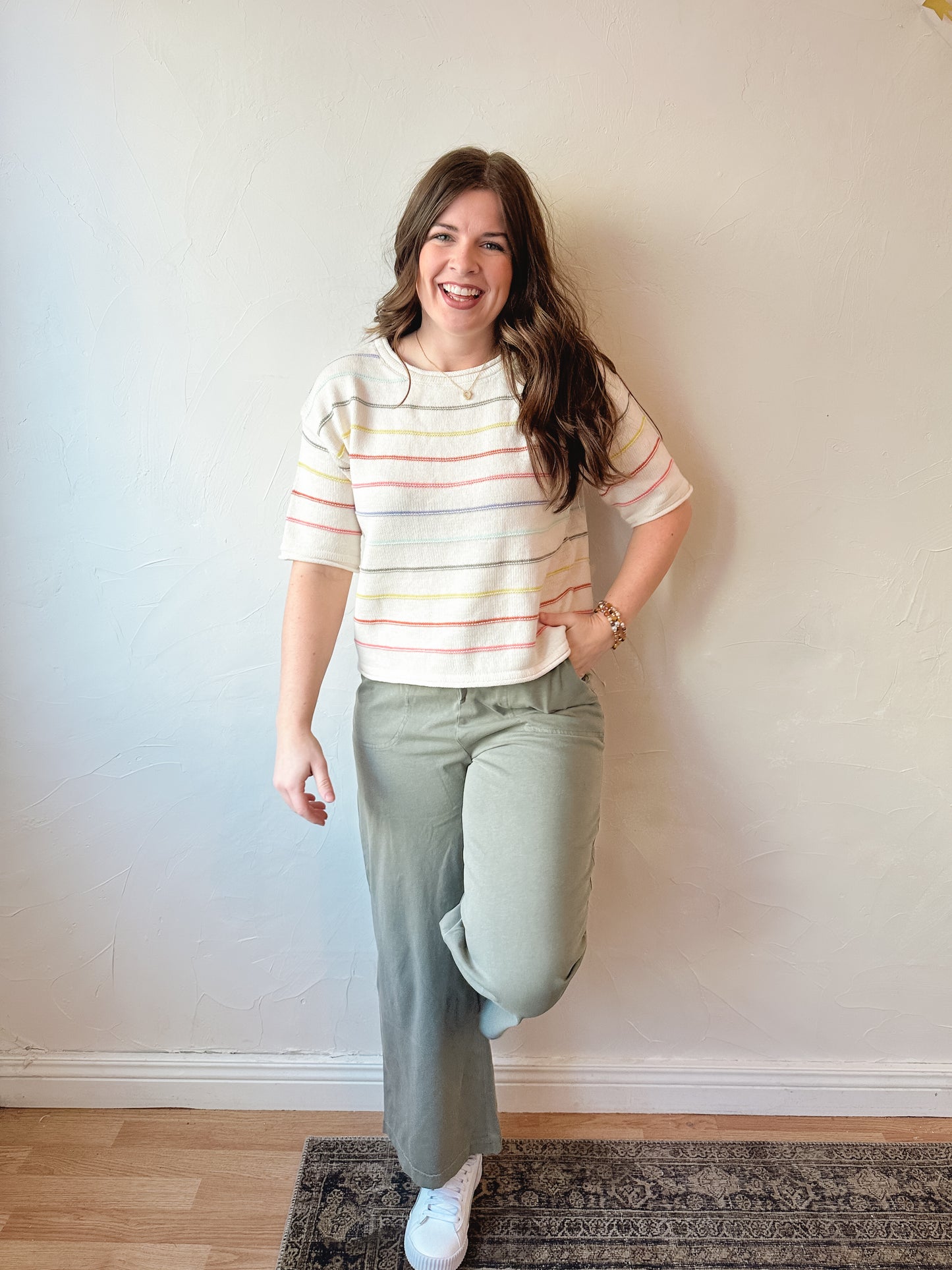 Rainbow Stripe Sweater