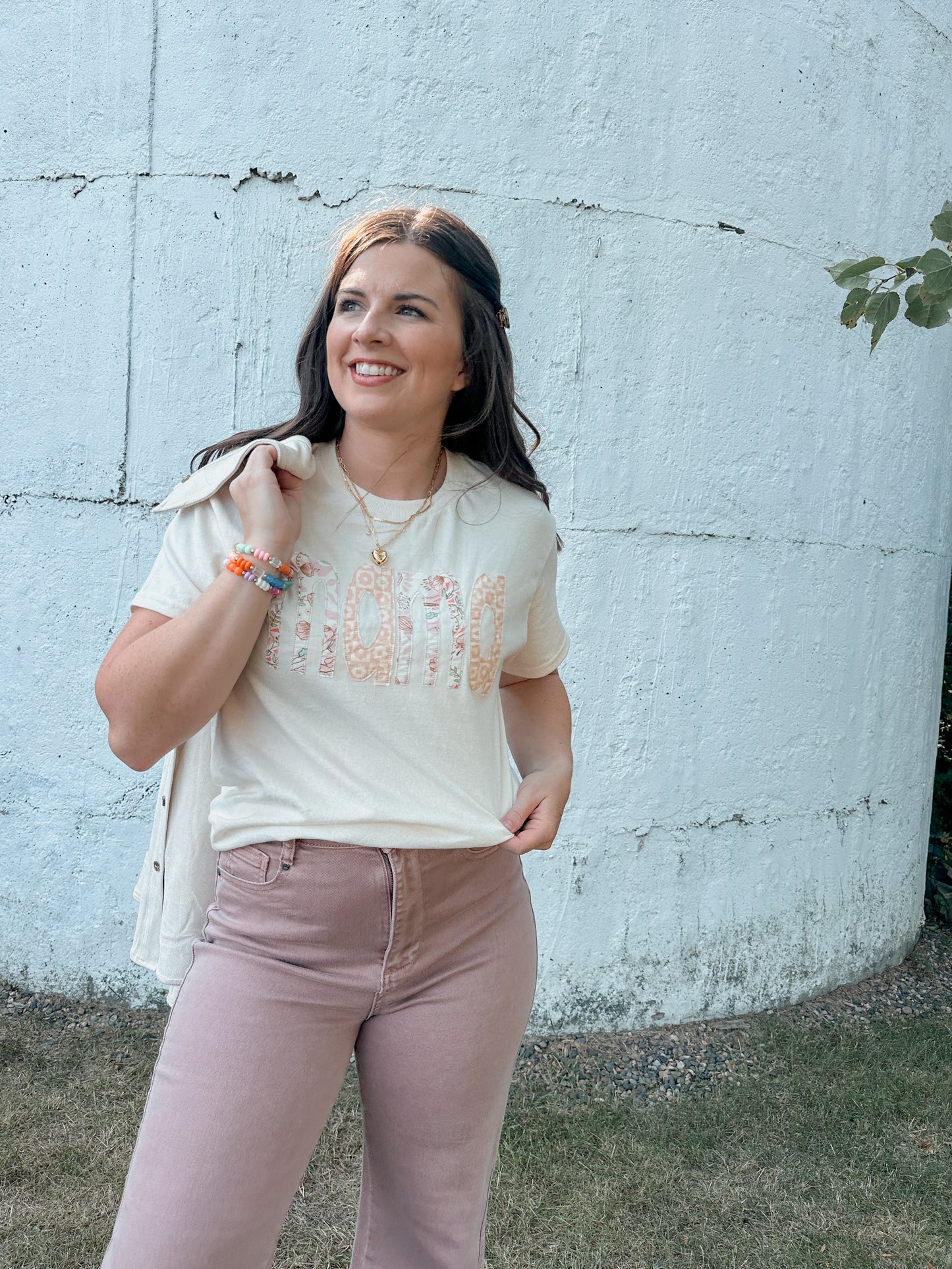 MAMA Quilted Tee