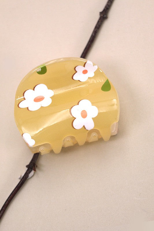 Mini Flower Claw Clip