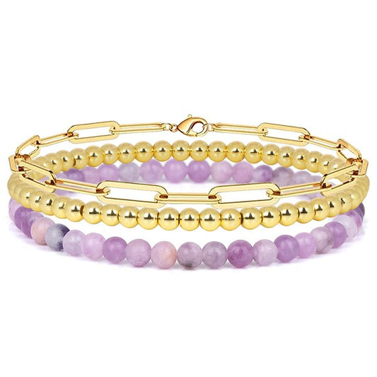 Triple Layer Bracelet Set