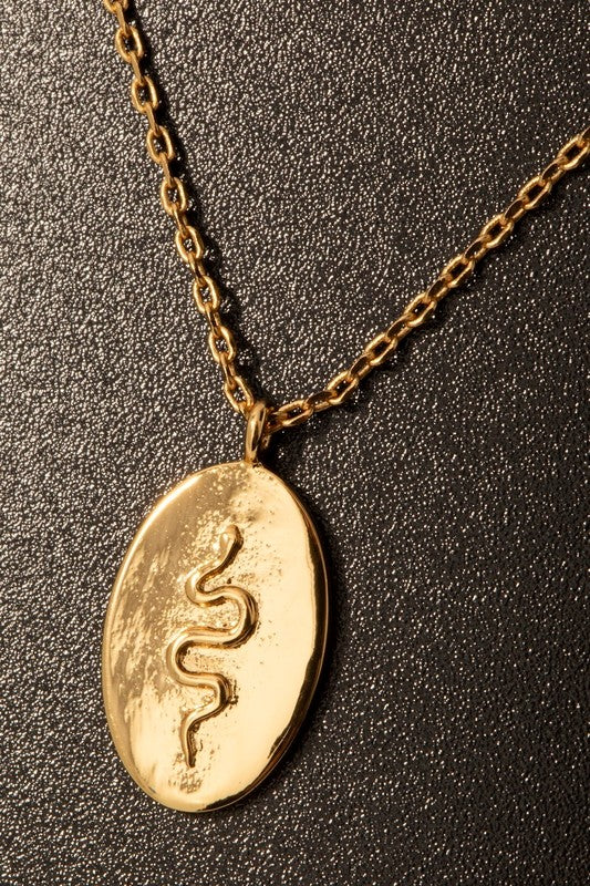 Snake Pendant Necklace