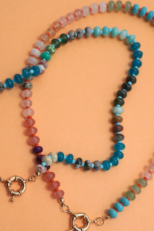 Mixed Natural Stone Necklace