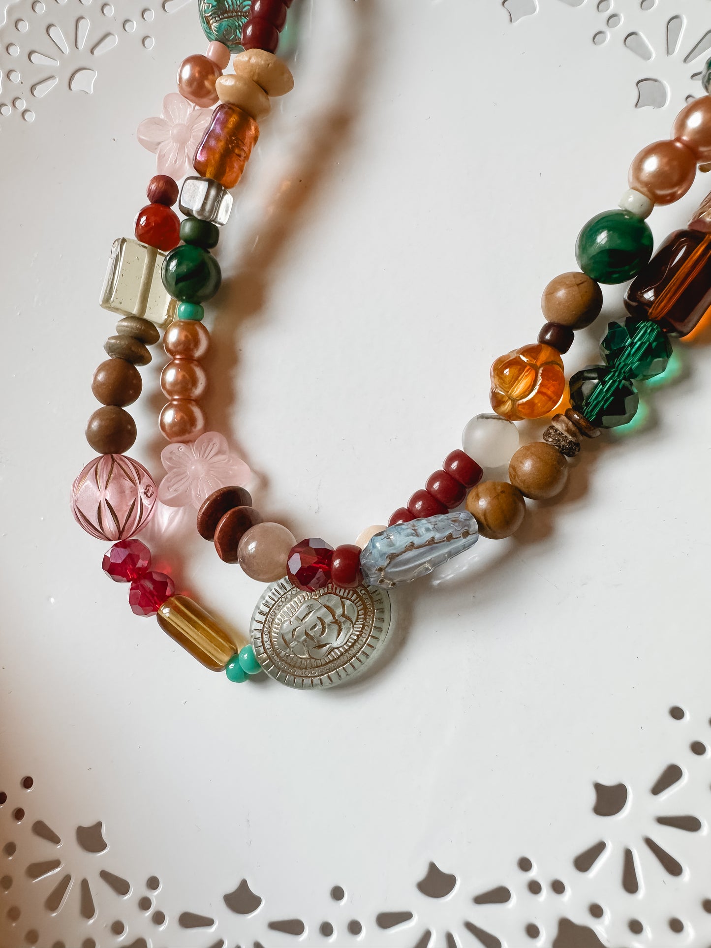 BOHO Beaded Layered Necklace