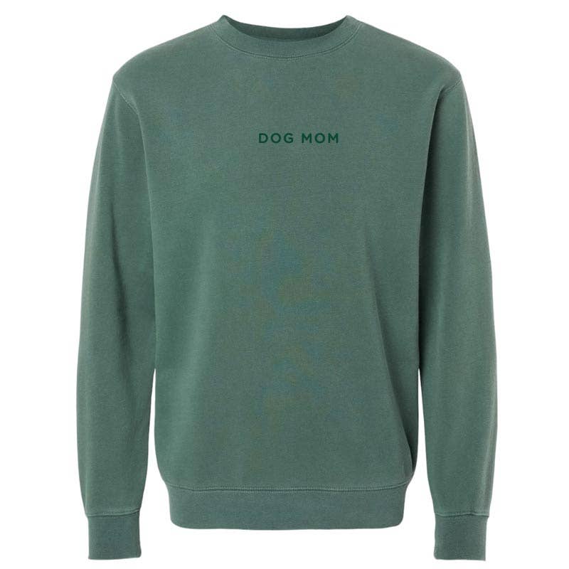 Dog Mom Embroidered Crewneck