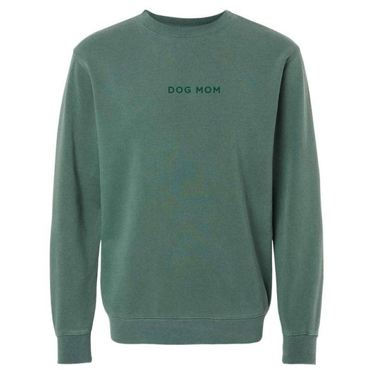 Dog Mom Embroidered Crewneck