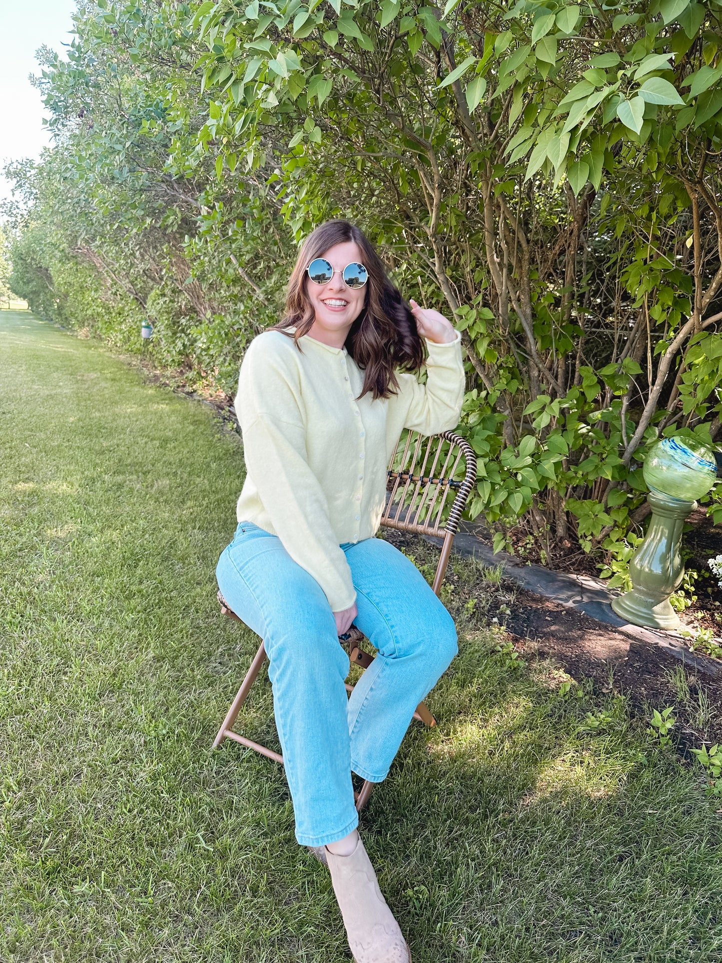 Butter Yellow Piper Cardigan