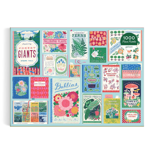 Ever Upward Botanist Bookshelf 1000 Piece Puzzle