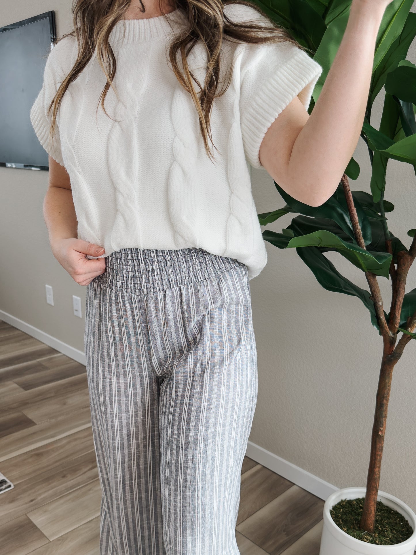 Easy On Striped Pants