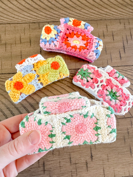 Crochet Claw Clips