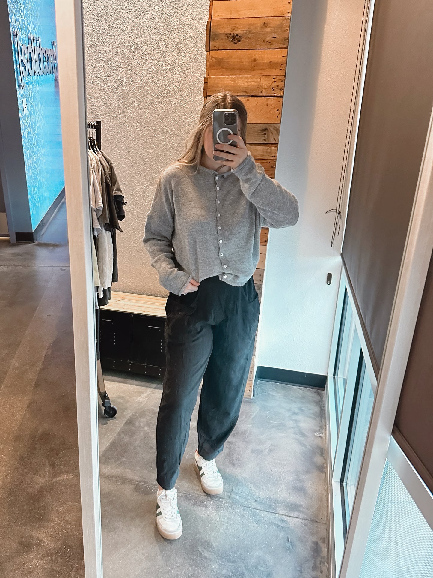 Grey Piper Cardigan