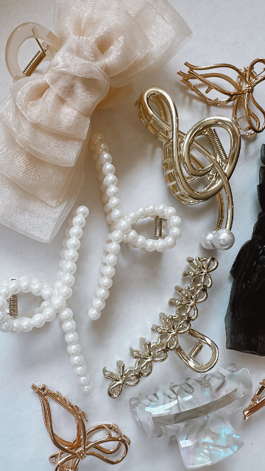 Pearl Claw Clips