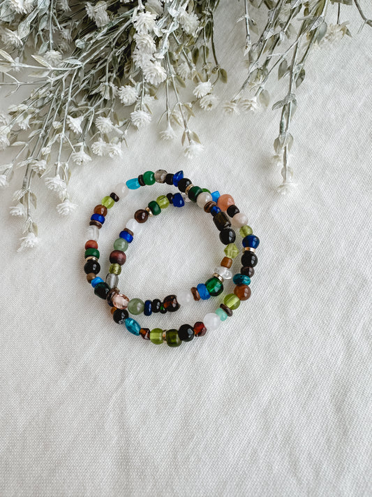 Down To Earth Beaded Bracelet Set