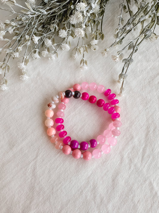 Pretty In Pink Bracelet Set