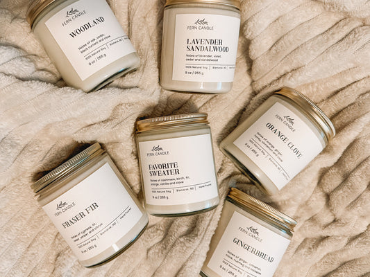 9oz Fern Candle