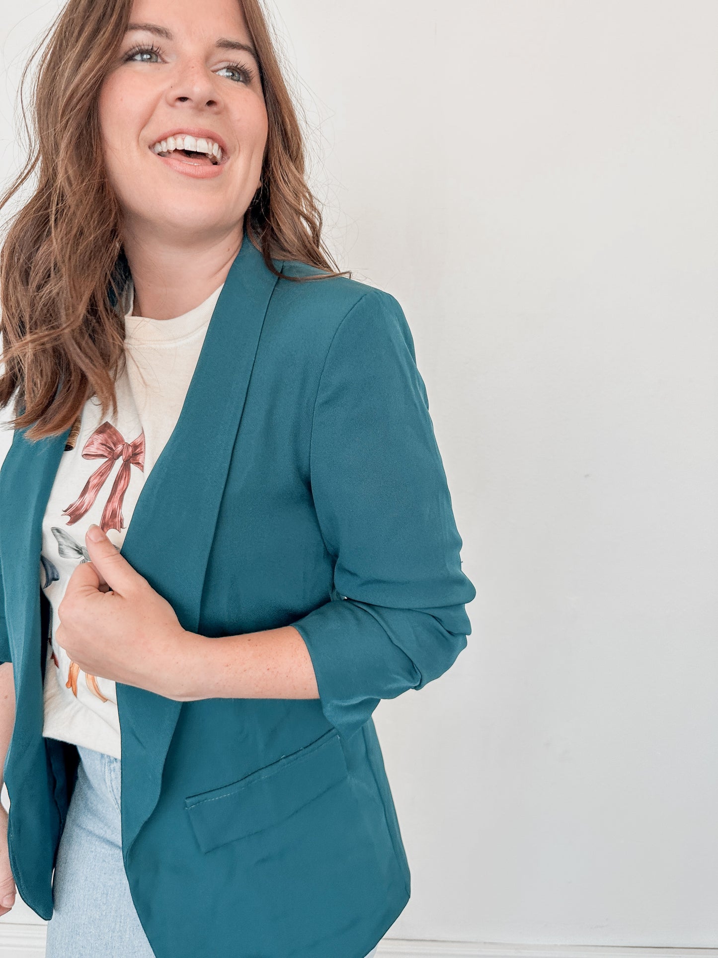Deep Teal Blazer