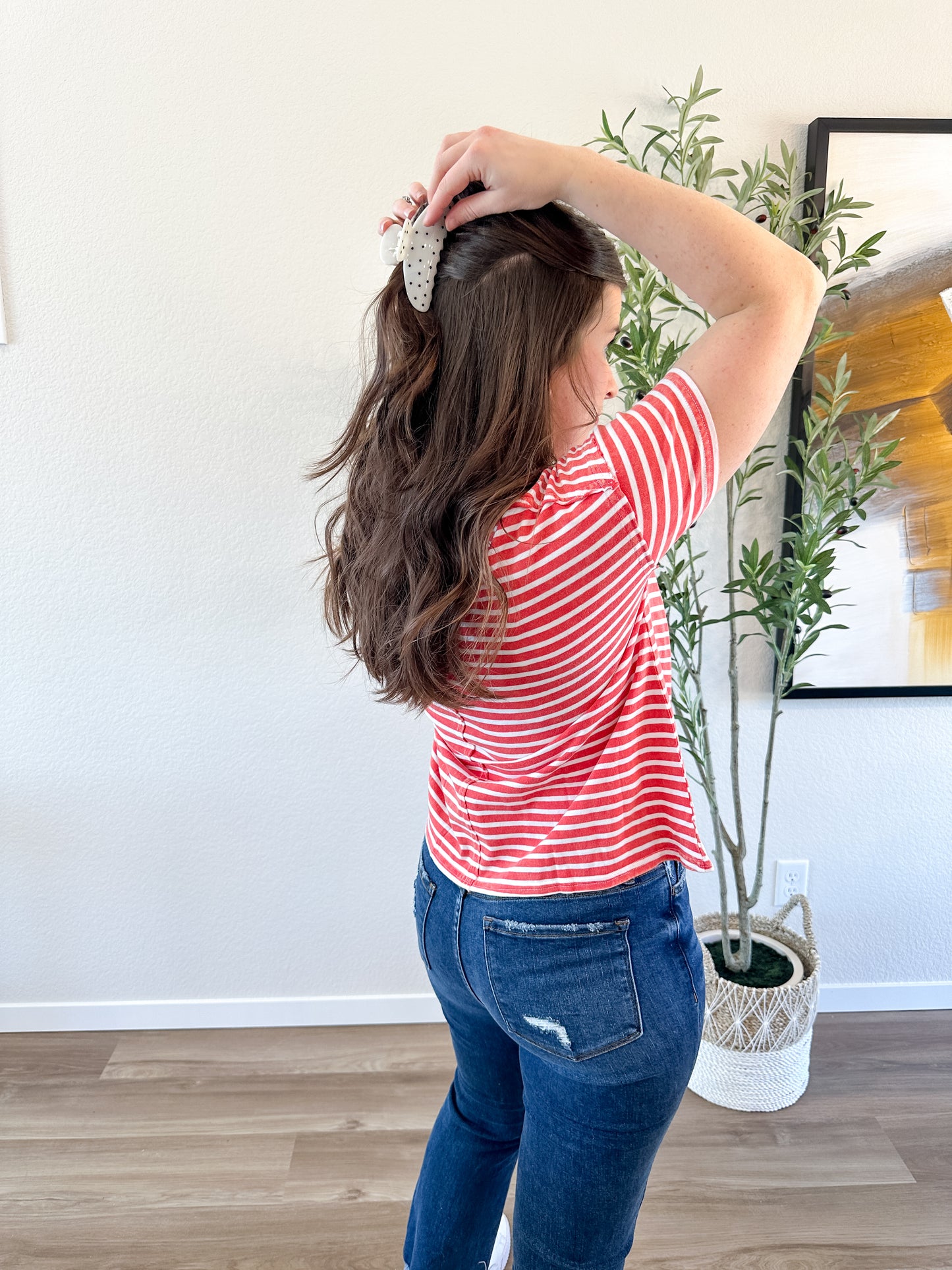 Red Stripe Tee