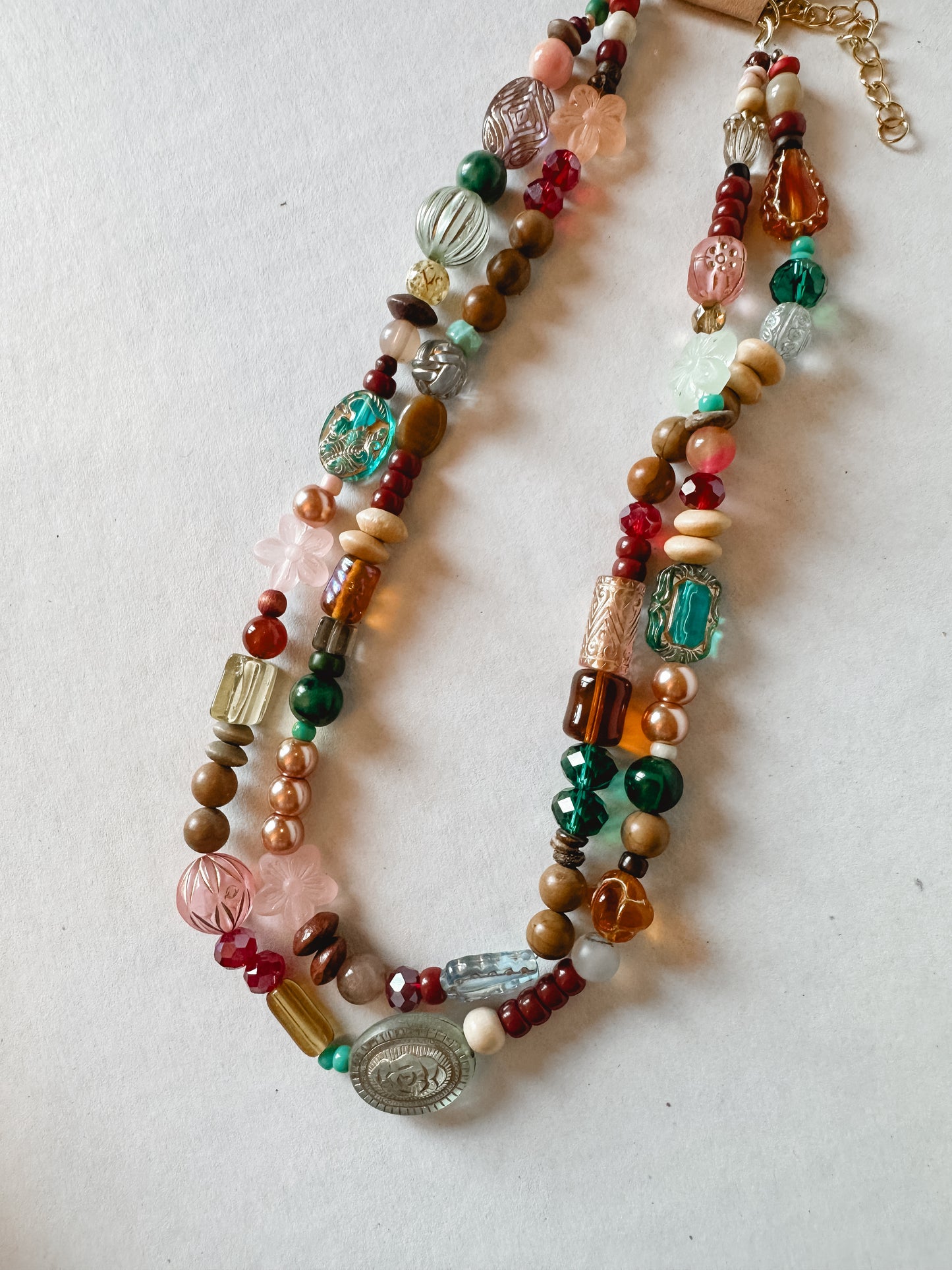 BOHO Beaded Layered Necklace