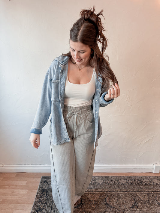 Essential Denim Shirt Jacket