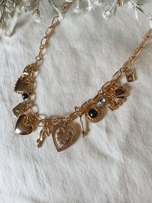Golden Girl Charm Necklace