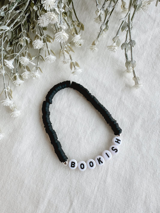Black Bookish Bracelet