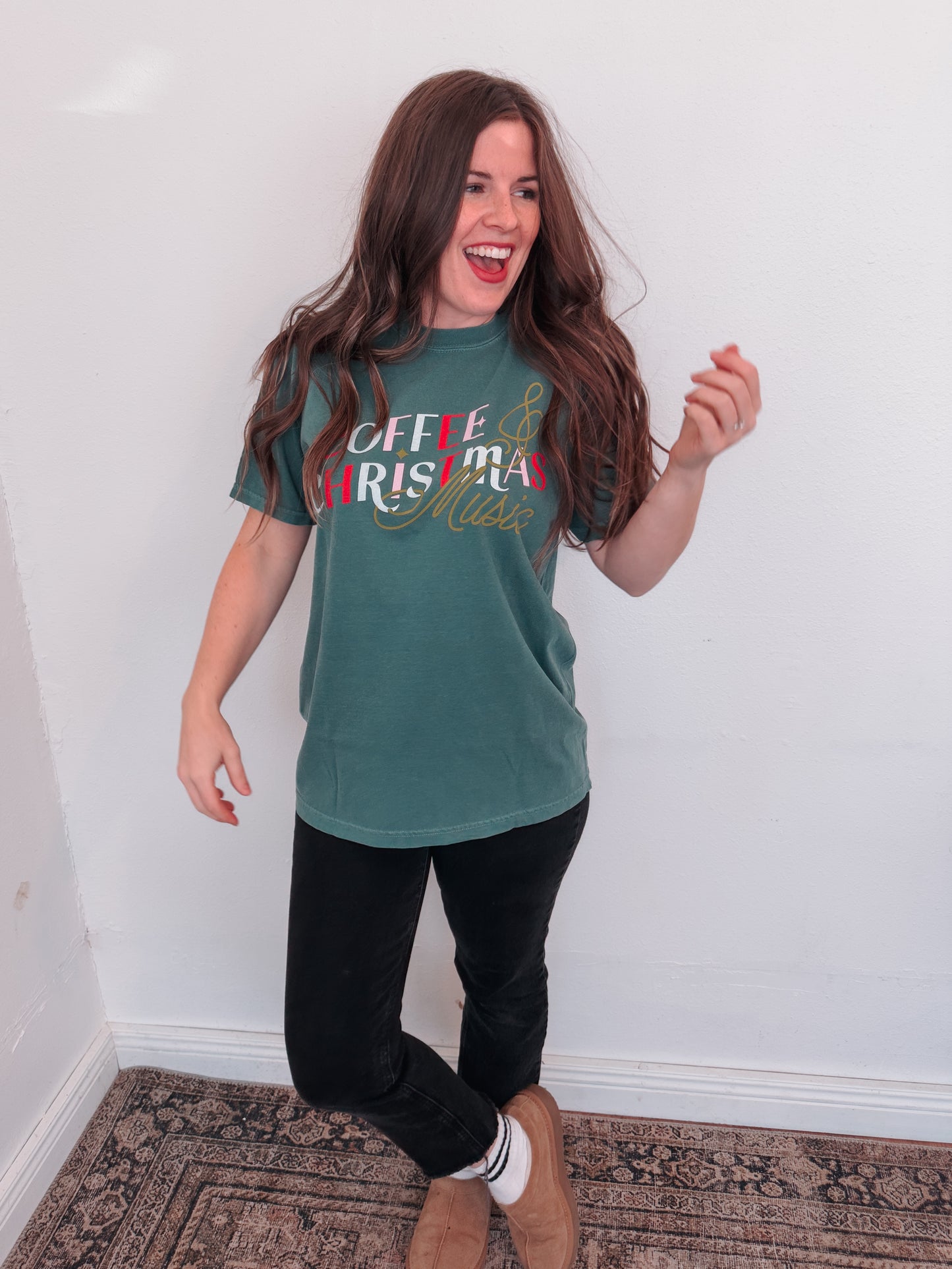 Coffee + Christmas Music Tee