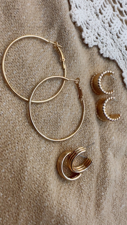 Essential Hoop Earrings