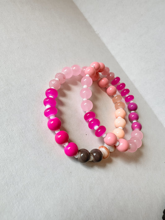 Pretty In Pink Bracelet Set
