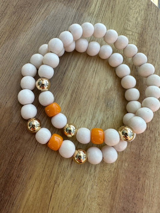 Orange POP Bracelet Set