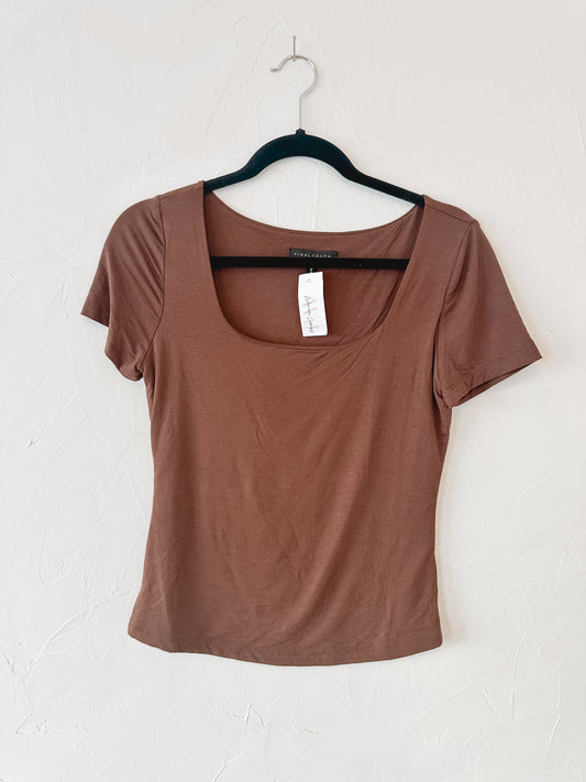 Essential Double Layer Square Neck Top