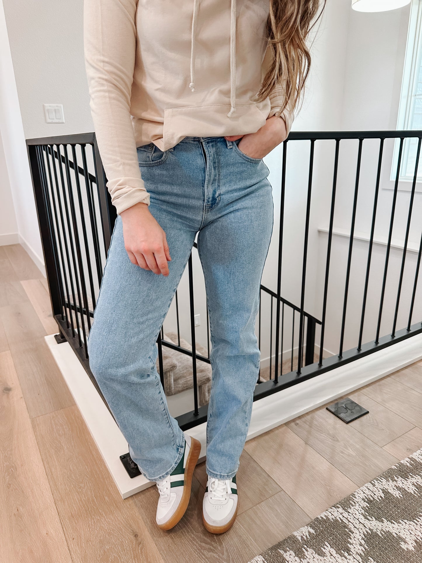 Light Denim Relaxed Straight