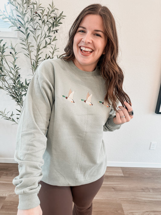 Mallard Embroidered Sweatshirt