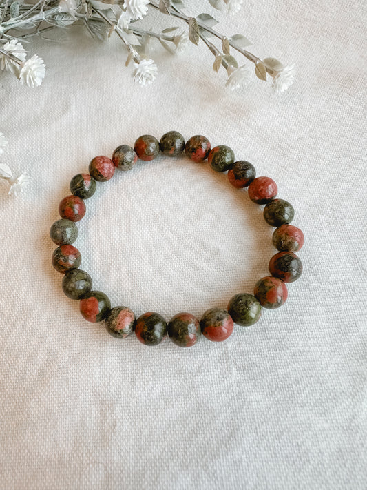 Unakite Bracelet