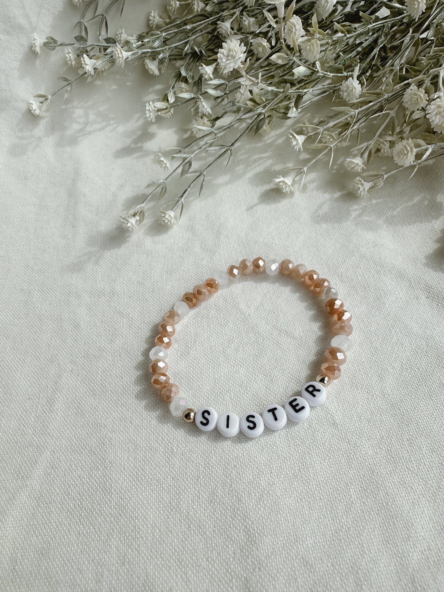 Peaches + Cream Sister Bracelet