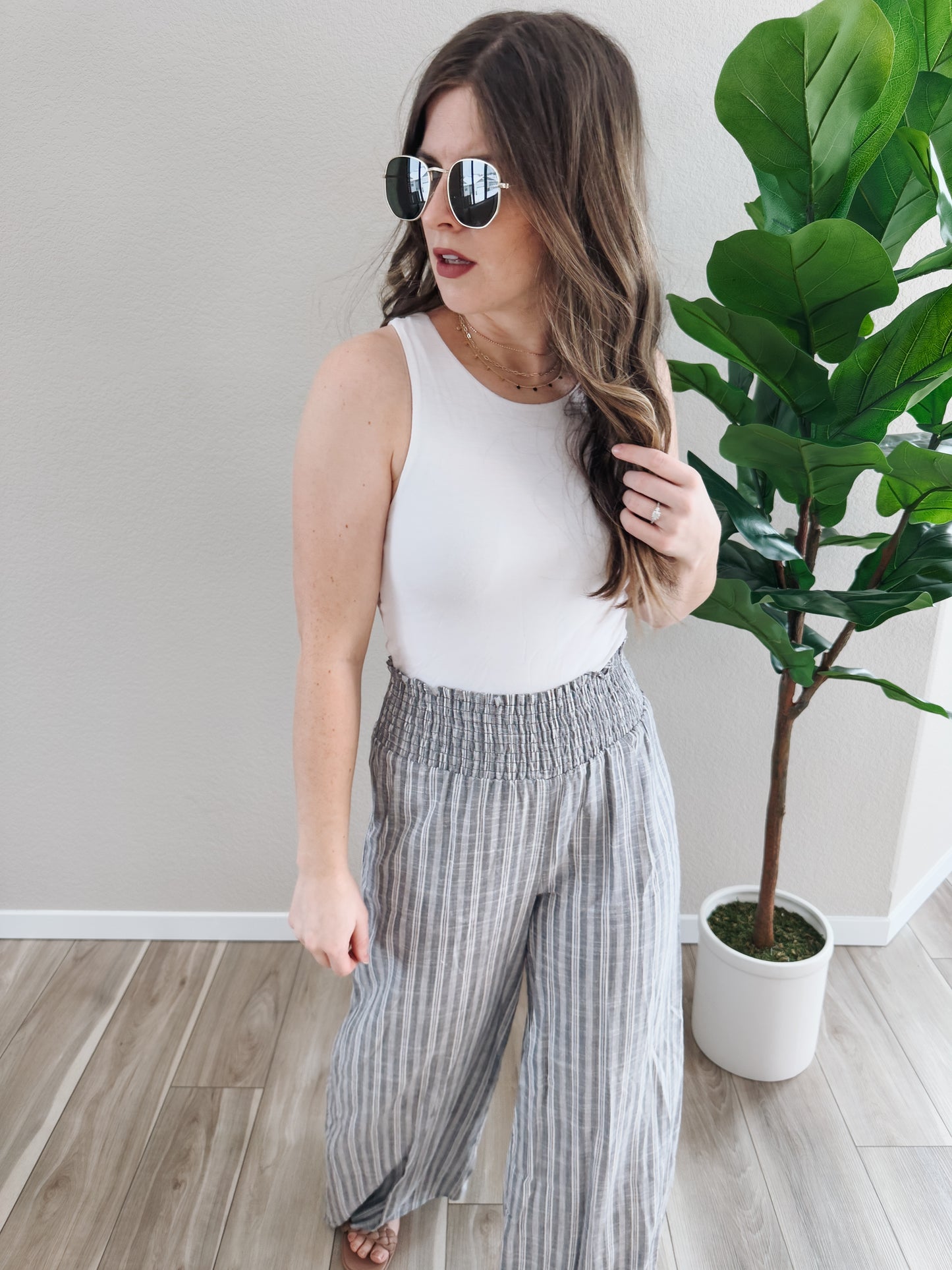 Easy On Striped Pants