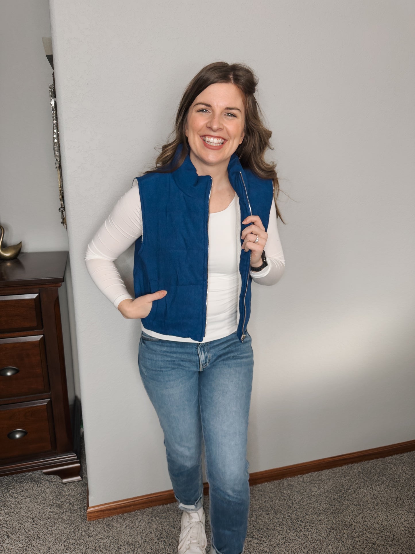 Puffer Corduroy Vest
