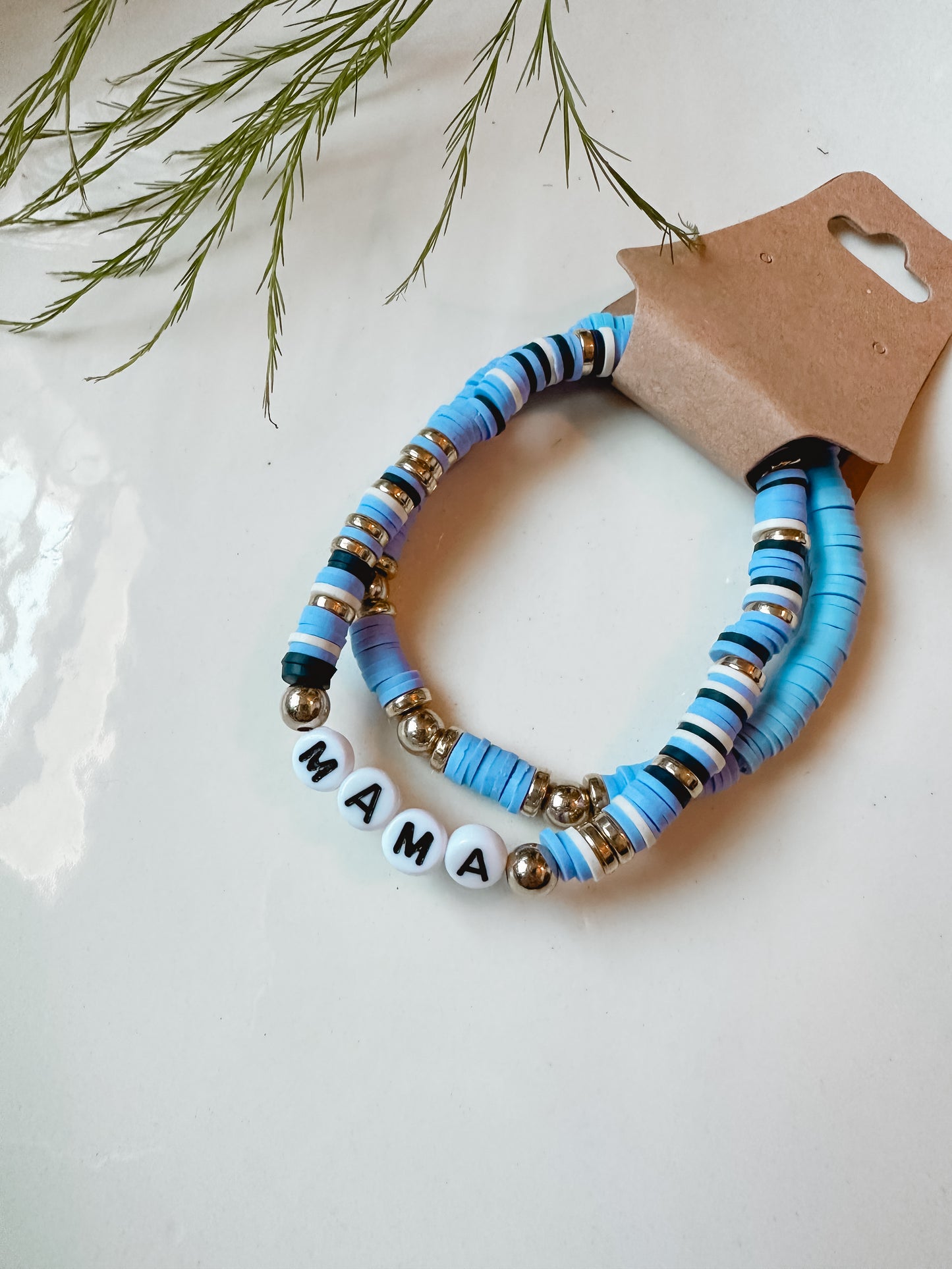 Blue Mama Bracelet Set