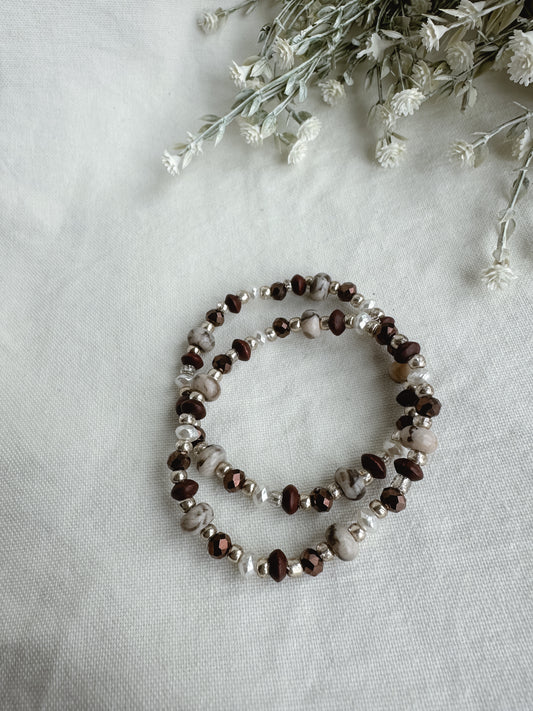 Ivory Natural Bracelet Set
