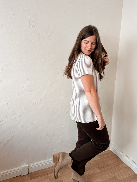 Cherry Stripe Tee