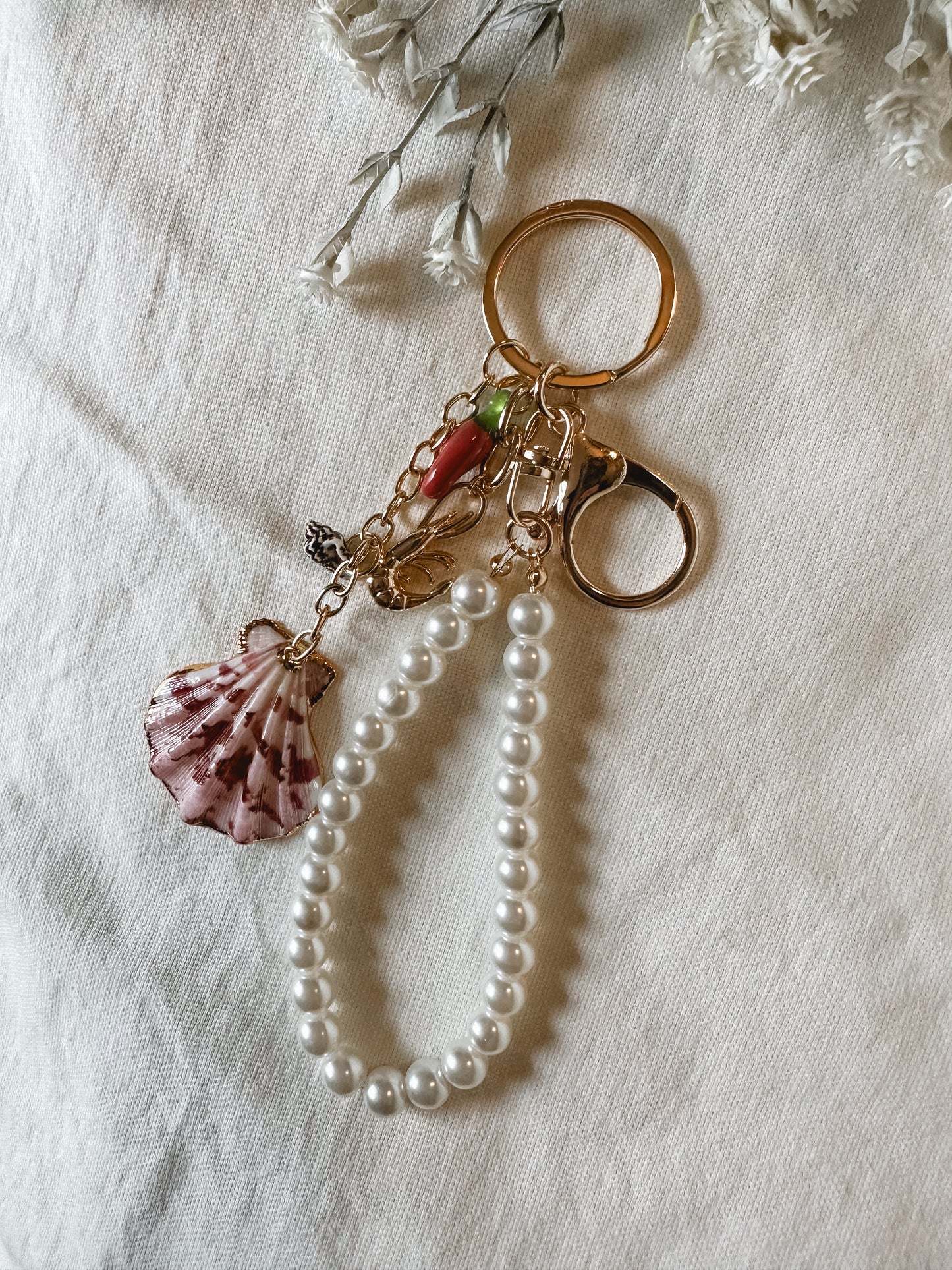 Off the Coast Charm Keychain