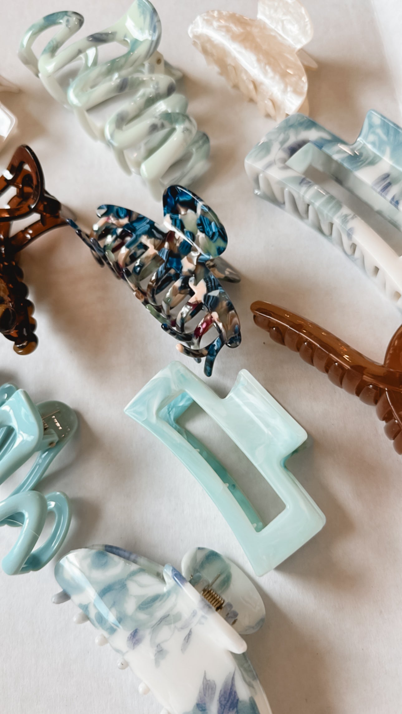 Deep Waters Half Moon Claw Clip