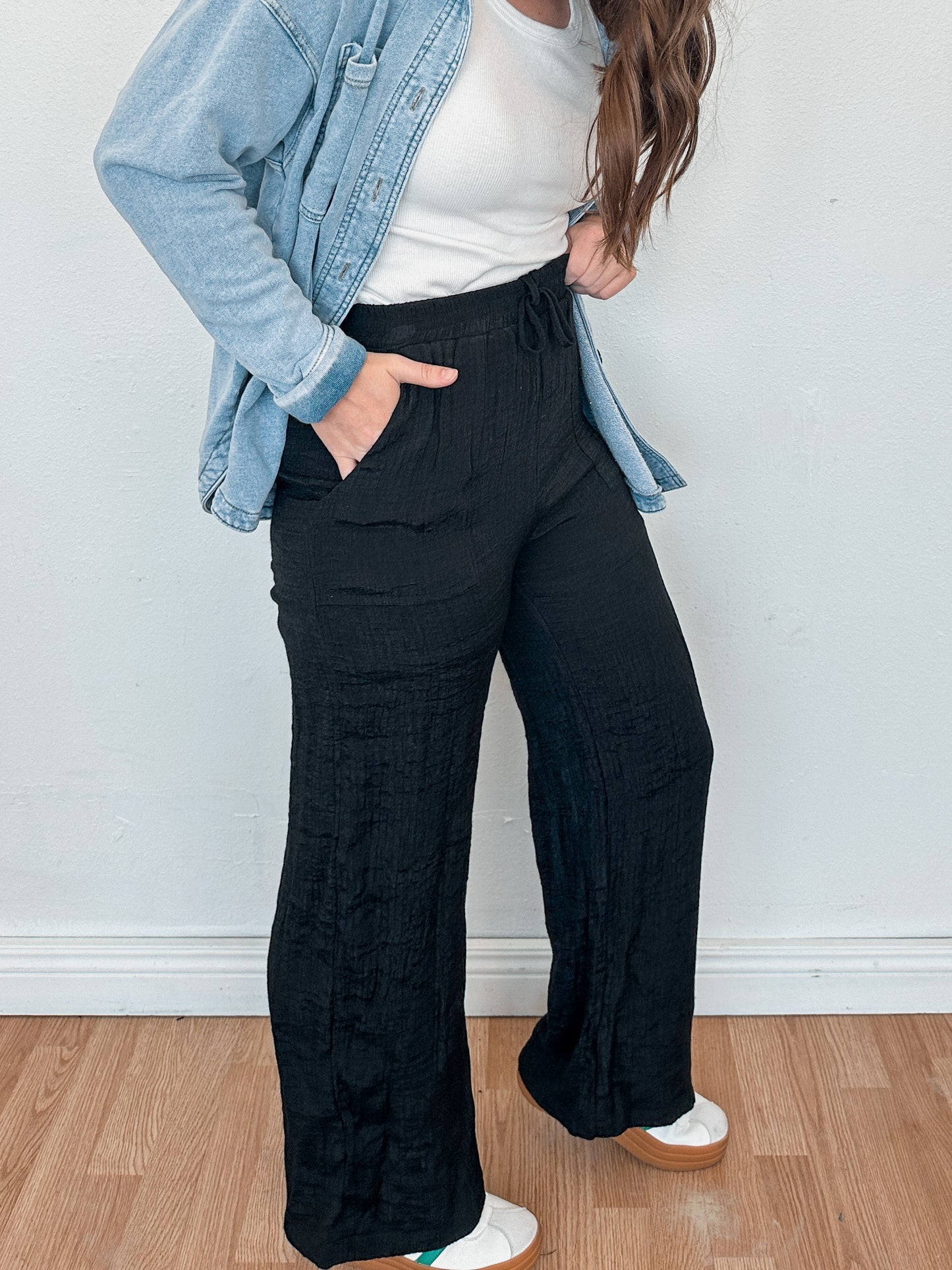 Black Wide Leg Pants