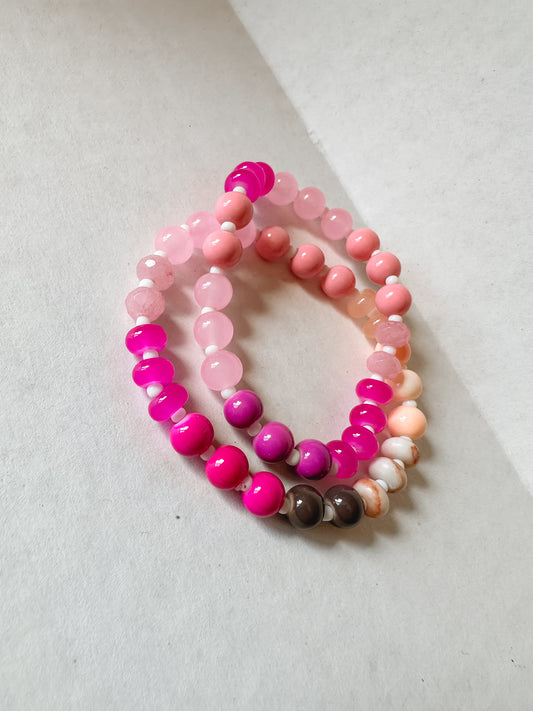 Pretty In Pink Bracelet Set